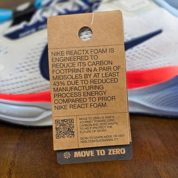 Nike Air Zoom Pegasus EasyOn Team USA White Blue ReactX FV3705-100 Men's 8 New - Picture 16 of 16